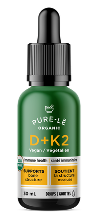 PURE-LE - Vegan Vitamin D + K2 Drops 30ml