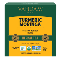VAHDAM - Turmeric Moringa Tea 6 x 15ct