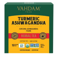 VAHDAM - Turmeric Ashwagandha Tea 6 x 15ct