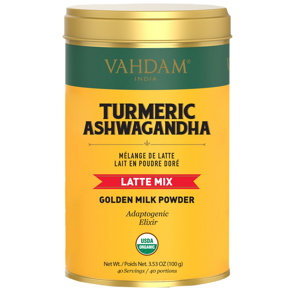 VAHDAM - Turmeric Ashwagandha Latte Mix 100g