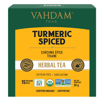 VAHDAM - Turmeric Spiced Tea 6 x 15ct