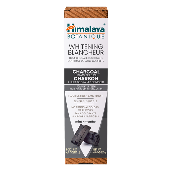 Himalaya Botanique WHT Charcoal + Black Seed Oil TP Mint 113g